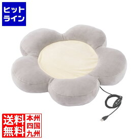 【スーパーSALE】12/11 AM1:59まで エレコム エレクトリックヒーティングクッション PET-HC02GY