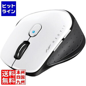 �o�b�t�@���[ ���� BlueLED 5�{�^�� NEOFIT�}�E�X M�T�C�Y �z���C�g BSMBW510MWH