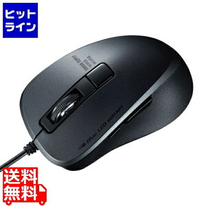 �T�����T�v���C �É��L���u���[LED�}�E�X(5�{�^��) MA-BL156BK