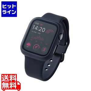 y}\z09/24 AM1:59܂ GR AbvEHb` Jo[ Apple Watch SE ( 2 / 1 ) / Series 6 / 5 / 4 44mm tJo[ SKX Sʕی t  ʃ}bg ubN A