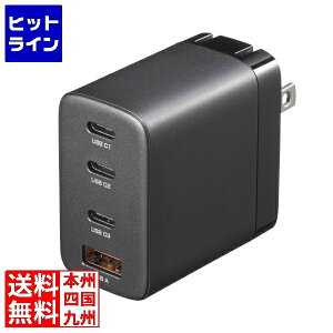 TTvC USB PDΉAC[d(PD65WEC×3+A×1) ACA-PD107BK