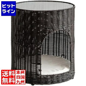 【スーパーSALE】12/11 AM1:59まで 猫ちぐら CGR-400 ダークブラウン 宮武製作所 | ラタン アジャスター付き