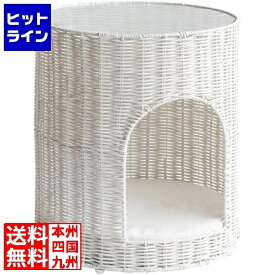 【スーパーSALE】12/11 AM1:59まで 猫ちぐら CGR-400 ホワイト 宮武製作所 | ラタン アジャスター付き