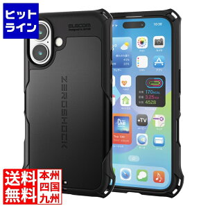 �G���R�� iPhone 16 ZEROSHOCK �P�[�X PM-A24AZEROBK