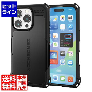 �G���R�� iPhone 16 Pro ZEROSHOCK �P�[�X PM-A24CZEROBK