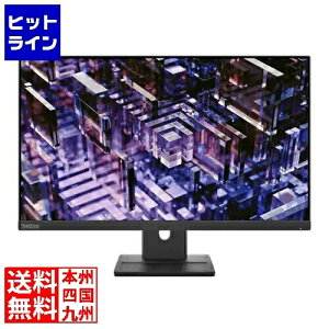 ���m�{ ThinkVision E24q-30 (23.8�^/2560×1440/DisplayPort�AHDMI/���C�����u���b�N/�X�s�[�J�[�F����) 63ECGAR2JP
