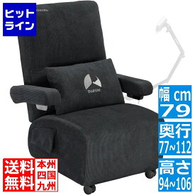 【4月18日最大P28.5倍(当店P+感謝デー+SPU)】 バウヒュッテ ゲーミングソファ デラックス ブラック 【大型商品につき代引不可・時間指定不可・返品不可】 G-410-BK