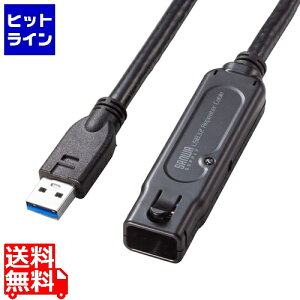 �T�����T�v���C USB3.2�A�N�e�B�u���s�[�^�[�P�[�u��10m(�����~�߃��b�N�@�\�t��) KB-USB-RLK310