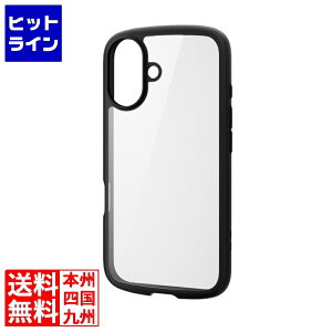 �G���R�� iPhone 16 TOUGH SLIM LITE �n�C�u���b�h�P�[�X �t���[���J���[ PM-A24ATSLFCBK