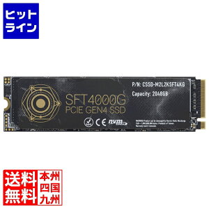 CFD̔ CFD SFT4000G V[Y M.2 2280 NVMeڑ ɔq[gVNt SSD 2TB 3Nۏ CSSD-M2L2KSFT4KG 4988755-067195