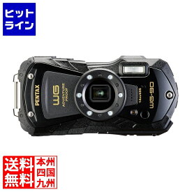 リコー 防水デジタルカメラ PENTAX WG-90 BLACK S0002134 WG-90 BK
