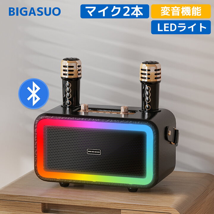 楽天市場】カラオケセット家庭用 ワイヤレスマイク 拡声器 Bluetooth 