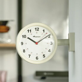 時計 両面 壁掛け 掛け時計 置き時計 DULTON ダルトン D.FACE WALL CLOCK ダブルフェイスウォールクロック 幅28.5cm
