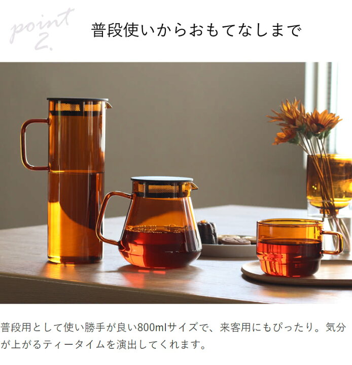KEYUCA公式店】ケユカ neotto 耐熱ガラスジャグ[ガラスピッチャー 耐熱 