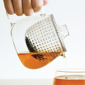 ティーポット ガラス 500ml KINTO キントー ユニティ UNITEA 耐熱ガラス製 プラスチック蓋 茶こし付き