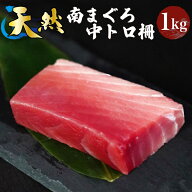 ひとま 天然マグロ ミナミマグロ 中トロ 冷凍 マグロ 柵 1kg まぐろ 鮪 【まぐろのSANKO海商】 7〜8つの…