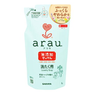 サラヤ アラウ.洗たく用せっけんゼラニウム 詰替用 1L