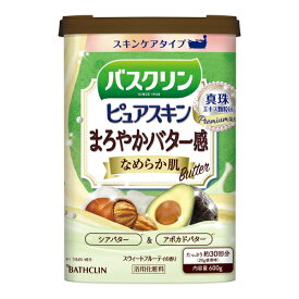 バスクリン　ピュアスキン　なめらか肌　600g【入浴用品 入浴剤 肌 リフレッシュ 疲労回復】