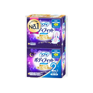 \30日限定☆全商品対象10%OFFクーポン/ユニ・チャーム ソフィ ボディフィット ナイトガード 羽つき 9枚×2