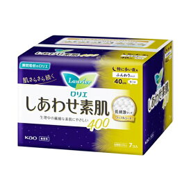 花王　ロリエ　しあわせ素肌　特に多い夜用40cm　羽つき　7個