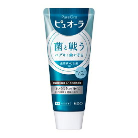 花王　ピュオーラ　ハミガキ　クリーンミント　115g【ハミガキ フッ素 虫歯予防 口臭予防 歯磨き粉 健康】