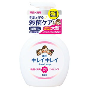 \30日限定☆全商品対象10%OFFクーポン/ライオン キレイキレイ薬用泡ハンドソープ 本体大型 500ml【衛生 ボディケア 石鹸 ハンドソープ 手洗い】