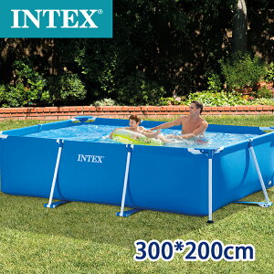 INTEX gݗĎ v[ rj[v[ INTEX CebNX t[v[ y300*200*75cm z ^ `  W[v[ ƒpv[ LbY qpv[ Ɩp Cxg 300*200*75cm