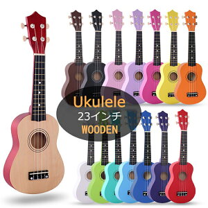 ソプラノ ウクレレ Ukulele 高級なマホガニ?材 初心者 21インチ 単板 全17色 UKULELE (小さな ソプラノサイズ) 入門 初心者