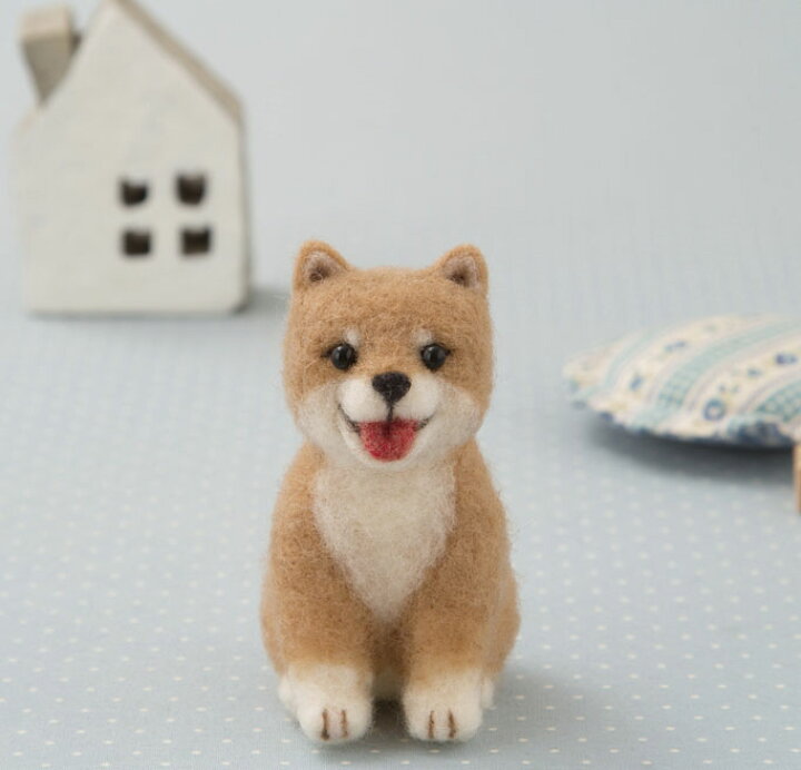 楽天市場 アクレーヌ スターターキット 針 マット 付き豆柴の子犬のマスコット手作りキットセット 羊毛フェルトで作る愛犬のぬいぐるみ 自由研究 ウェルカムドール 柴犬 ハンドメイド Hitomiの幸せデリバリー
