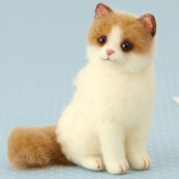 楽天市場】ラグドール 手作りキット フェルト手芸 猫 ぬいぐるみ 
