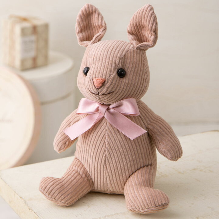 楽天市場】ピンク うさぎ の ぬいぐるみ 手作りキット コーデュロイ 