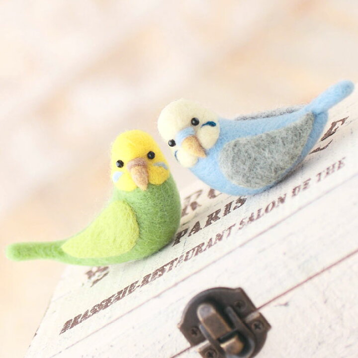 楽天市場】セキセイインコのマスコット手作りキット 羊毛フェルトで 
