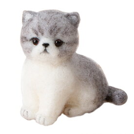 エキゾチックショートヘア 手作りキット フェルトマスコット フェルト手芸 エキショ 猫 ねこ 須佐沙知子先生デザイン