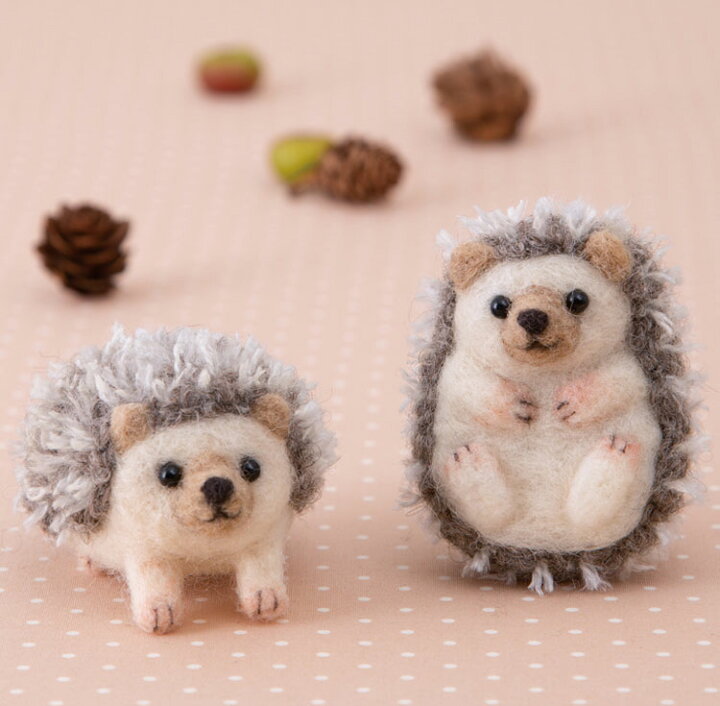 楽天市場 アクレーヌスターターセット 針 マット 付き ハリネズミの兄弟のマスコット手作りキット フェルトで作るぬいぐるみ 自由研究 動物 手芸 ハンドメイド 針鼠 Hitomiの幸せデリバリー