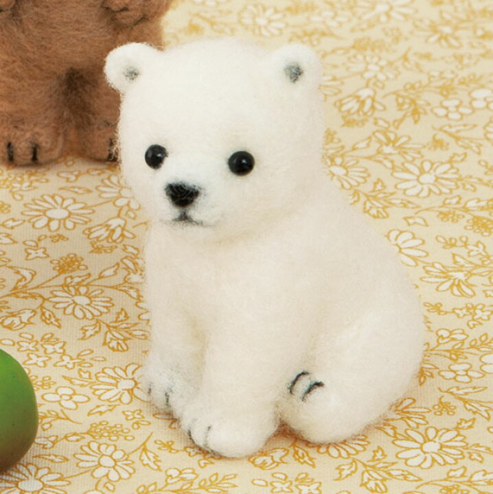 楽天市場】仲良しクマの赤ちゃん 手作りキット（白熊・茶くま 