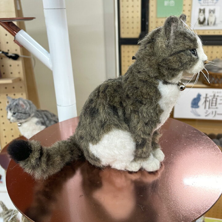 楽天市場】本物そっくりなリアル猫 キジトラ 手作りキット 出来上がり 