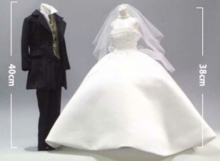 楽天市場】マイウェディングドレスorタキシードオリジナルミニチュア  