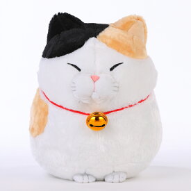 ひげまんじゅう みーさま - 1体 名入れ 刺繍入り ウェルカムドール ウェイトドール 親ギフト 出産祝い 内祝 結婚式 披露宴 誕生日プレゼント ハーフバースデー 赤ちゃん ねこ ネコ 猫 三毛猫 1万日記念日