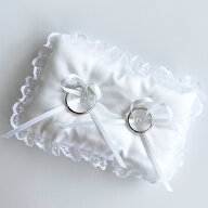 スクエア ミニサイズ リングピロー 完成品 横12×縦9cm 結婚式 ブライダル ウェディング 指輪交換 花嫁DI…