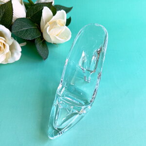 アクリル製ハイヒール ミニサイズ クリア 横幅9.7×奥行4.3×高さ7.4cm フラワーベース プリンセスウェディング 透明