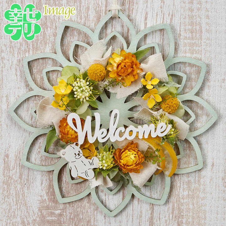 ピンク♡マーガレット×薔薇のウエルカムボード♡玄関飾り♡フラワー  