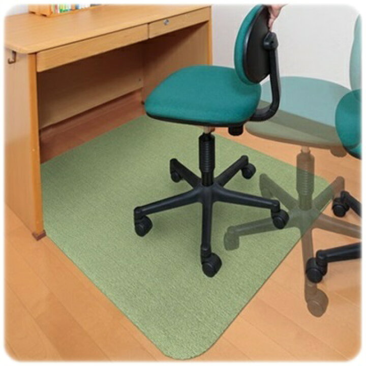 楽天市場】サンコー デスク足元マット 無地 1枚入（90×120cm 厚み約3mm 