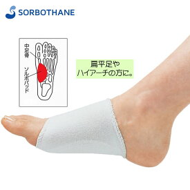 ソルボタテアーチサポーター 薄型（両足入） SORBO 足裏筋炎症 扁平足 足の疲れ 足裏アーチ 土踏まずサポーター 衝撃吸収 かかとの痛み 足底筋膜炎
