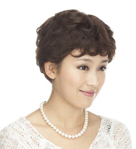 ショ-ト人毛100%ウィッグ 発毛促進セットとwig capをプレゼント致します 【かつら】【かつら女性用】【人毛】【人毛ウィッグ】【医療用ウイッグ】【医療用かつら】【医療用対応ウイッ