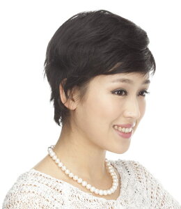 手編み、手植えショ-ト人毛100%ウィッグ 発毛促進セットとwig capをプレゼント致します 【かつら】【かつら女性用】【人毛】【人毛ウィッグ】【医療用ウイッグ】【医療用かつら】【医