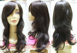 ロング 人毛100%ウィッグ 発毛促進セットとwig capをプレゼント。【かつら】【かつら 女性用】【人毛】【人毛 ウィッグ】【医療用ウイッグ】【医療用かつら】【医療用対応ウイッグ】【