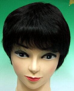 ショ-ト人毛100%かつら 発毛促進セットとwig capをプレゼント致します 【かつら】【かつら 女性用】【人毛】【人毛 ウィッグ】【医療用ウイッグ】【医療用かつら】【医療用対応ウイッグ】