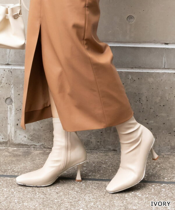 楽天市場 30 Off 22 5cm 25 5cm Randa ランダ Cotton Steps ソフト ストレッチ 底裏デザインショートブーツ Ec M2a 21aw Randa