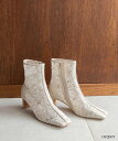 【60%OFF】【22.5cm〜25.5cm】RANDA/ランダ/フラワー刺繍ショートブーツ/DC31023 Y【24AW】▲△