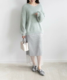 RANDA/ランダ【70%OFF】スパンコールスカート/BS34141/YH【24AW】▲△【1014p】【1024p】